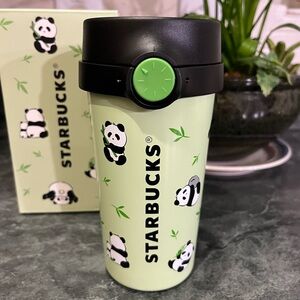 *NWT* Starbucks Hong Kong Into the Panda-Dise Stainless Steel Tumbler 12 oz